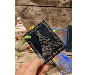 Stickserie ITH - Postkarten Set Wunschbäume